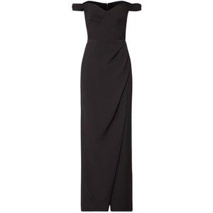 JS Collection Black Sweatheart Gown Sz 4R